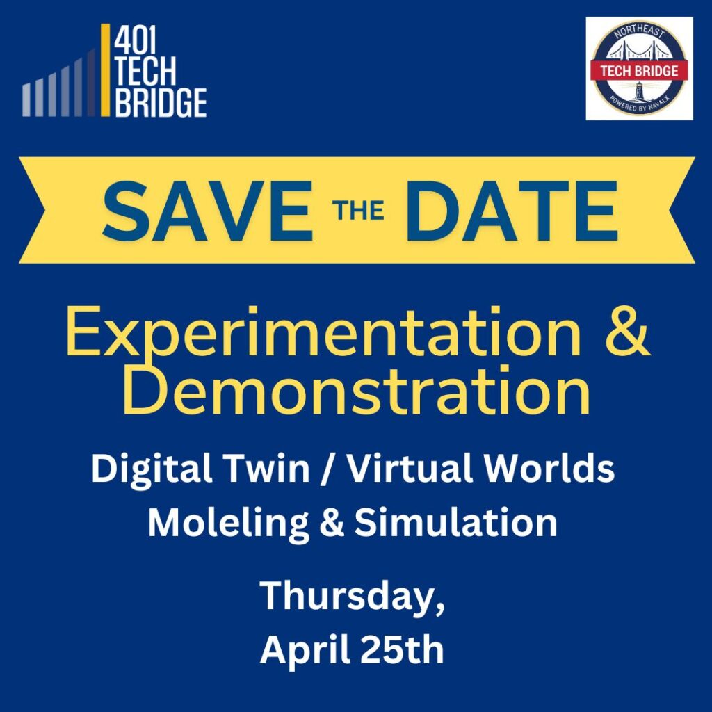 Digital Twin Modeling April 25, 2024 401 Tech Bridge