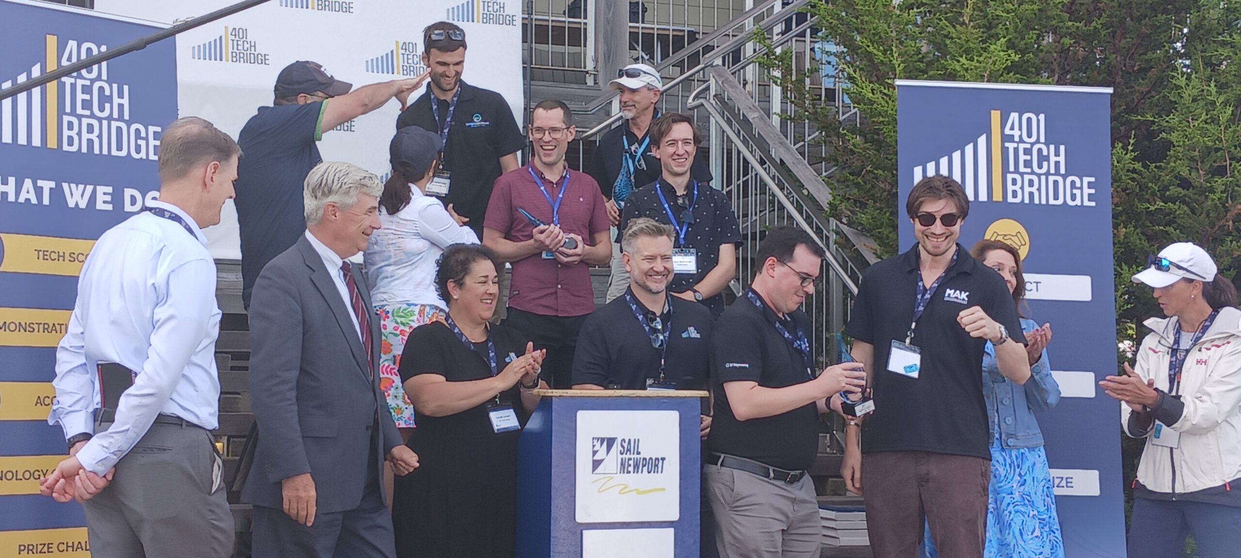 Winner celebration - BlueTIDE 2024