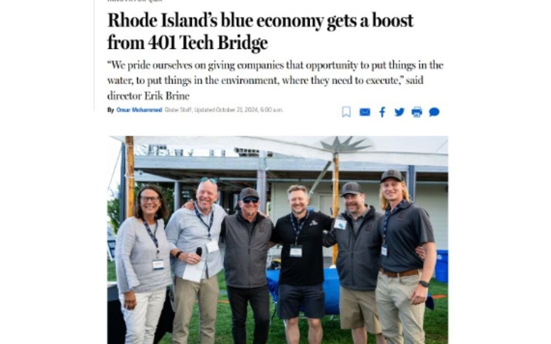 Rhode Island’s Blue Economy Gets Boost from 401 Tech Bridge