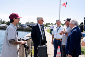 Pier-side conversations