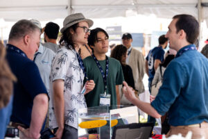 URI Students at Exhibit Booth
